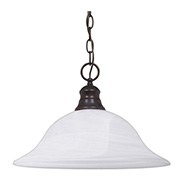 Hang Dome Alab Glass/Old Bronze