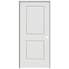 24" x 80" x 1-3/8" HC Left Hand Primed Interior 2 Panel Door Unit