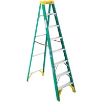 8' Fiberglass Step Ladder - 225 lbs