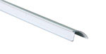 9/32" x 72" White Vinyl Glass Retainer