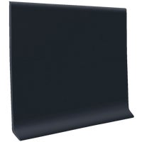 4" x 48" Black Vinyl Wall Cove Base