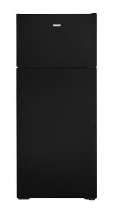 Hotpoint® 17.5 cu. ft. Top Freezer Refrigerator - Black
