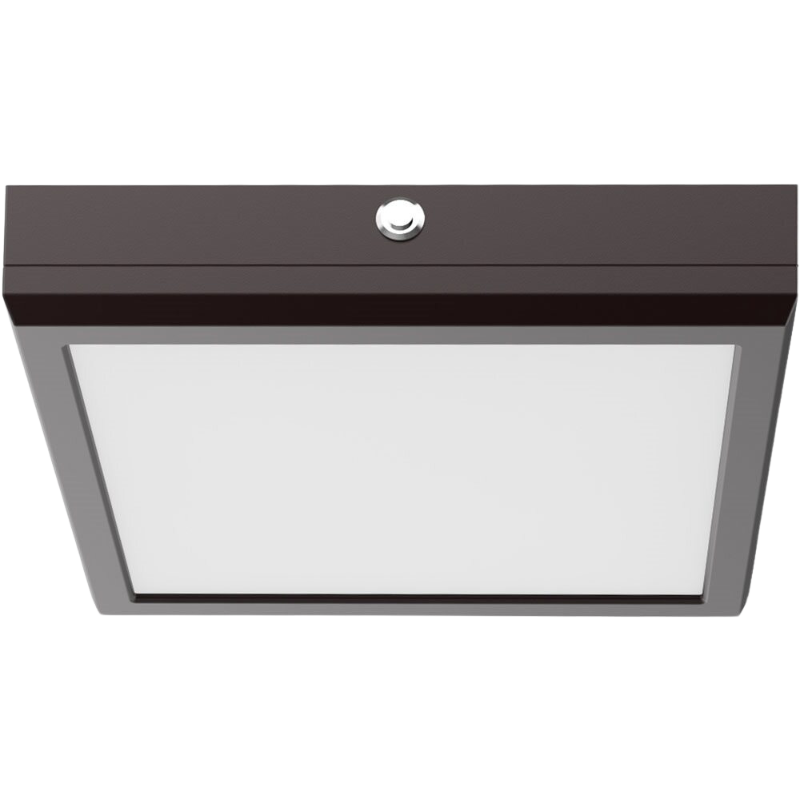 LED Surface Mount Flat Square Panel - Black - 9" - dimmable