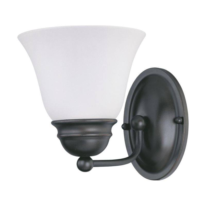 Empire 7" Wall Sconce- 1 Light - Mahogany Bronze