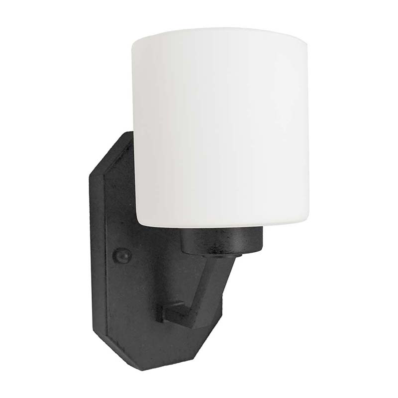 7" Paris 1 Bulb Wall Sconce - Matte Black