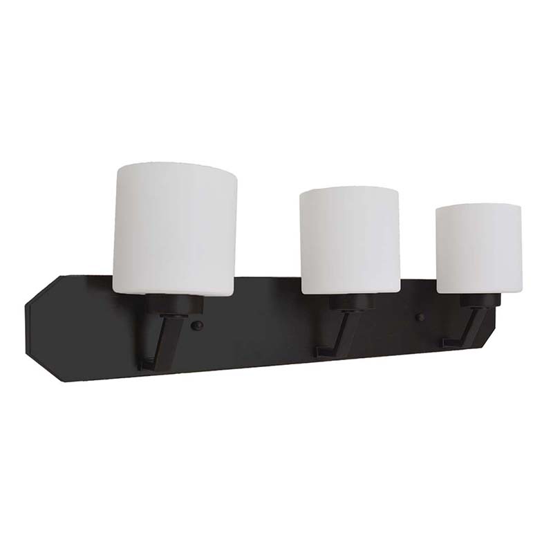 30" Paris 3 Bulb Vanity Fixture - Matte Black