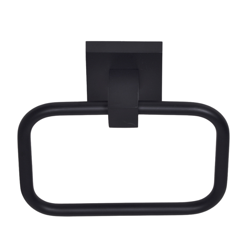 San Francisco Towel Ring - Matte Black