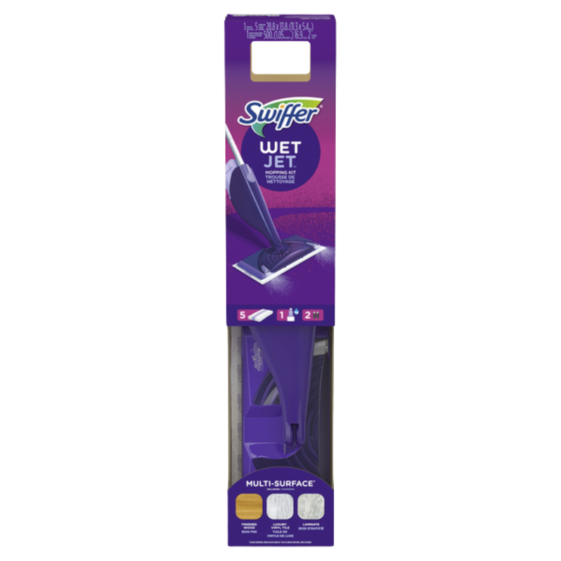 Swiffer Wet Jet Power Mop Starter Kit - All In One