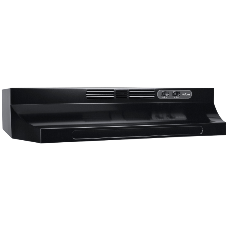 24" Broan Ductless Under Cabinet Range Hood - Black