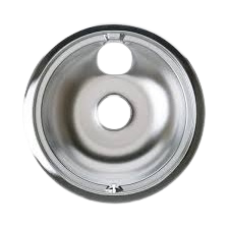 GE® and Hotpoint® Chrome Burner Bowls - 8" - SMP8DNGE - 6/Pack
