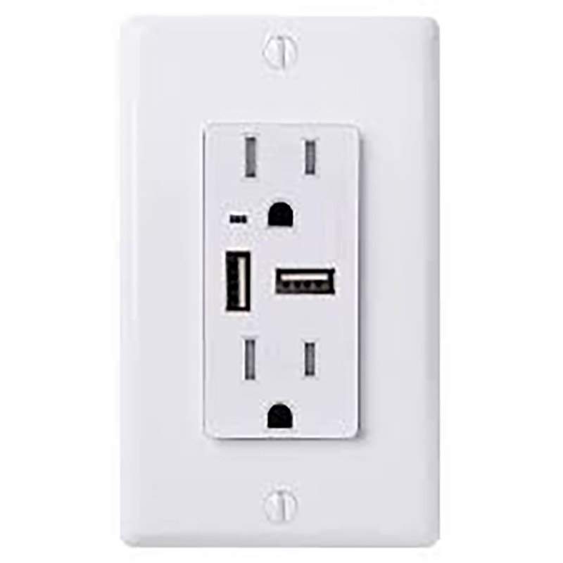 Usb Wall Charge/Wall Recept Ivor