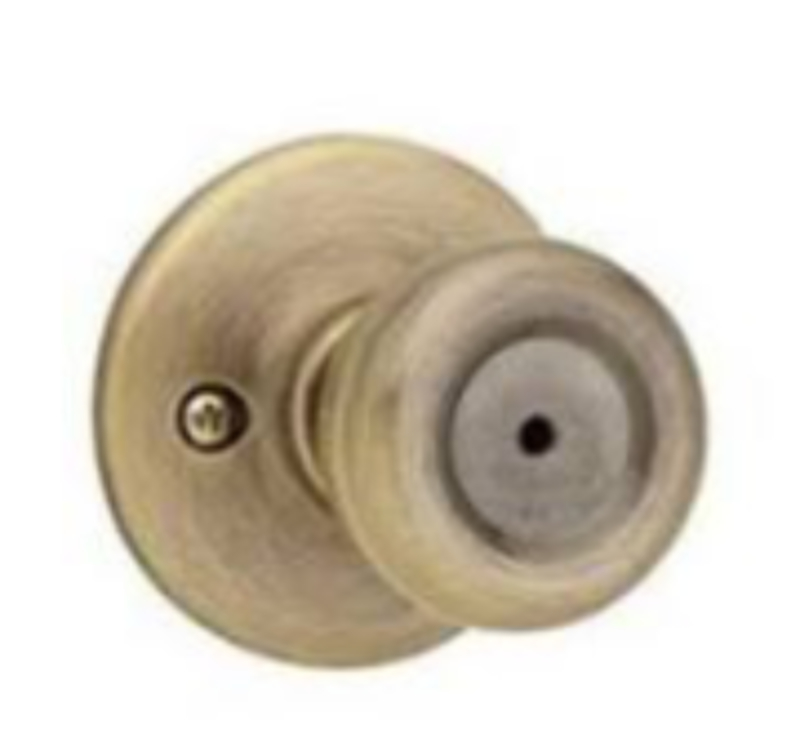 Kwikset® Tylo 300T Privacy Knob - Antique Brass