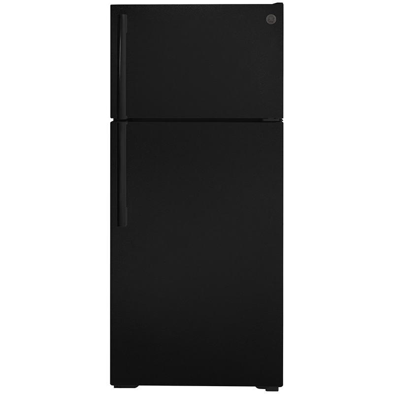 GE® 16.6 cu. ft. Icemaker Ready Top Freezer Refrigerator E-Star® - Black