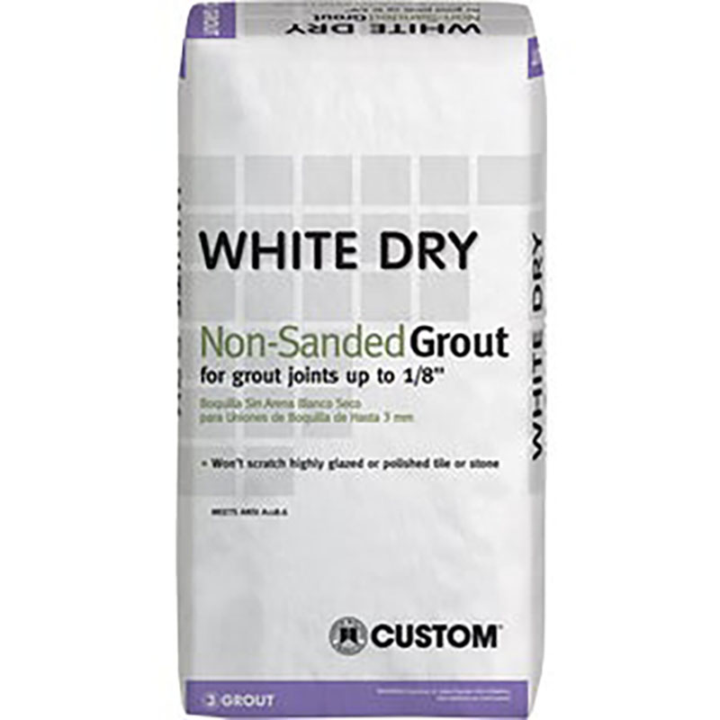 White Tile Grout No Sand 25 Lb Bag
