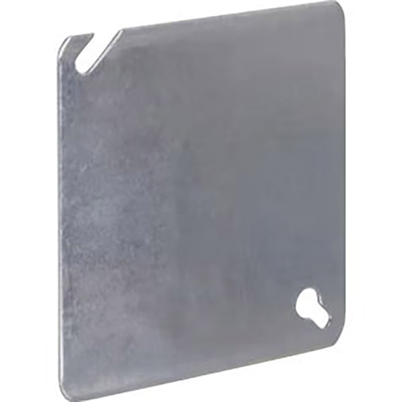4" Metal Square Box Cover