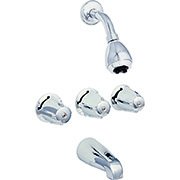 3 Hdle Tub/Shower Chrome
