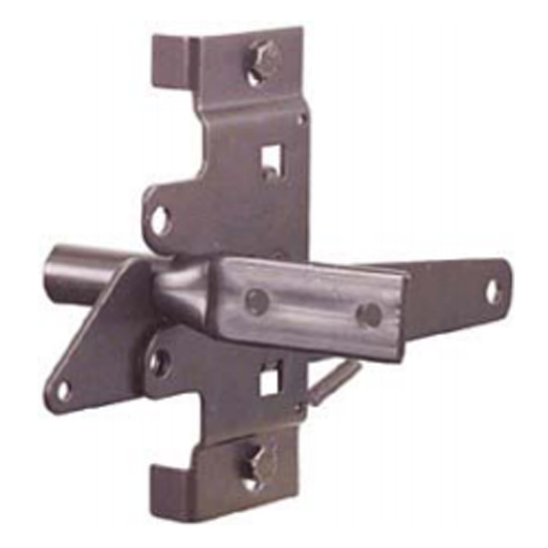 Gate Latch Lockable Black
