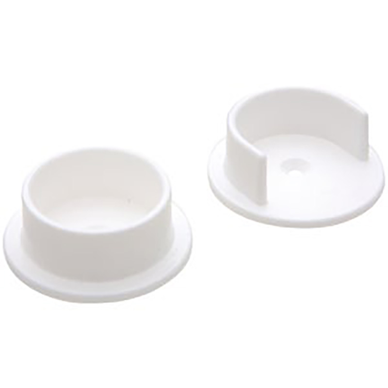 Plastic Pole Socket White Pk/2