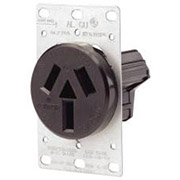50A 3 Wire Flsh Mnt Range Recept