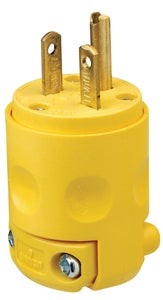 Plug 20A/250V Yellow