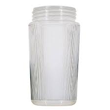 7" Ribbed Acrylic Cylinder