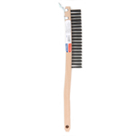 Wire Brush Wood Shoe Handle