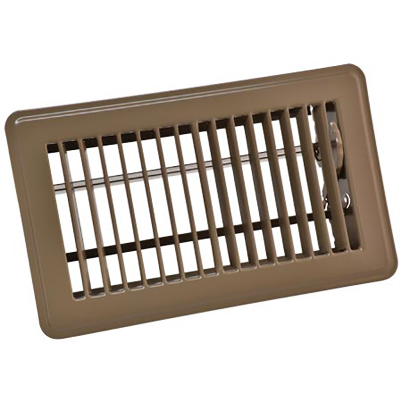 4"X10"Floor Register Brn.