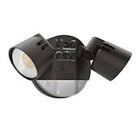 LED Security Flood Light with Photocell/Motion Sensor - Bronze