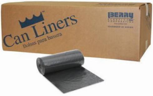 55 Gallon Black Trash Can Liner - 50/pack