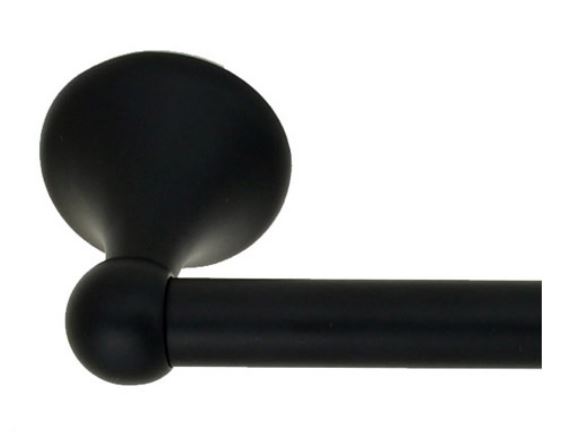 24" Waterfront Towel Bar - Matte Black