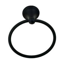 Waterfront Towel Ring - Matte Black