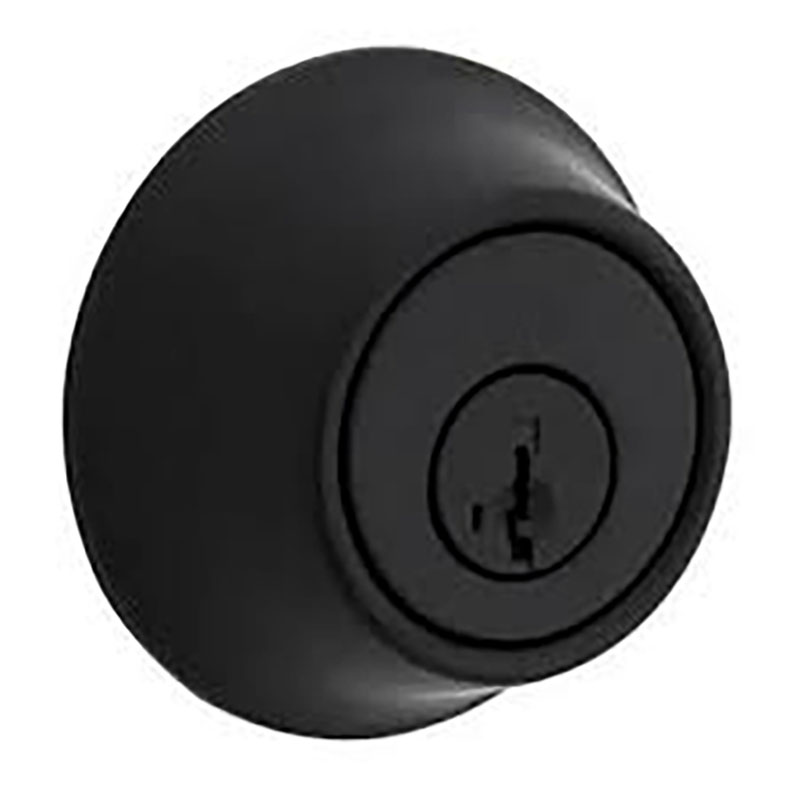 Kwikset 660 SmartKey Single Cylinder Deadbolt - Matte Black