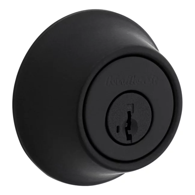 Kwikset 660 Single Cylinder Deadbolt - SmartKey - Matte Black