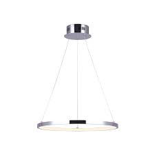21" Lexi 21W LED Chandelier - Satin Nickel