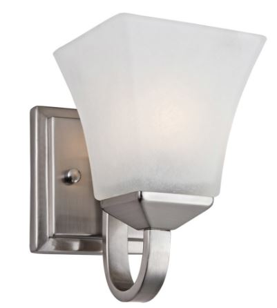 Torino 8" Wall Sconce - 1 Light - Satin Nickel