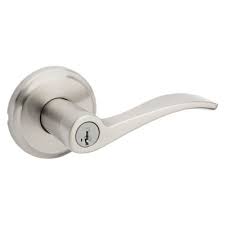 Kwikset 740TNL Tustin Entry Lever - SmartKey - Satin Nickel