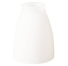 4" x 5" White Mini Pendant Replacement Glass for 913458