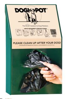 Aluminum Dogipot® Junior Bag Dispenser - Forest Green - 1002-2