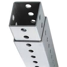 2" x 4'-8' Dogipot® Galvanized Steel Telescopic Mounting Post - 1301-P