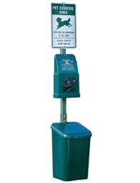 Poly Dogipot Pet Station - Forest Green - 1010