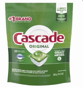 Cascade Fresh Scent Dishwasher Detergent Pods - 25/pack