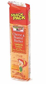 Keebler Cheese and Peanut Butter Crackers - 1.8oz Pouch