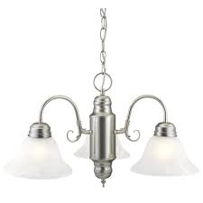 Millbridge 3 Light Chandelier - Satin Nickel