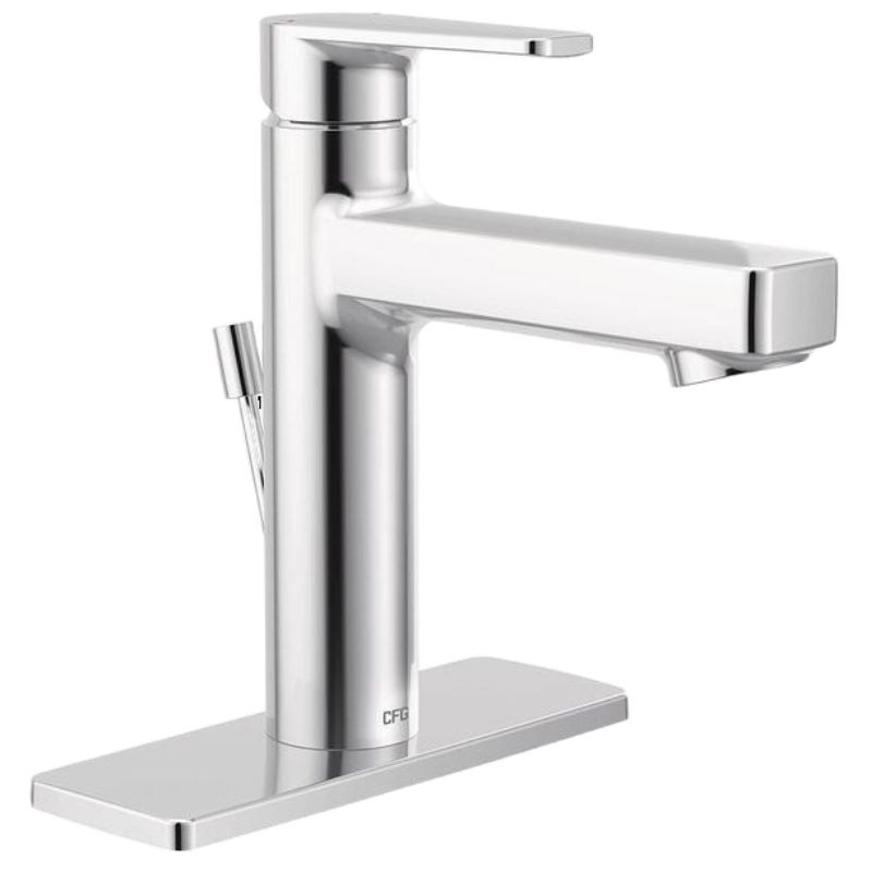 CFG  Slate Single Handle Bathroom Faucet - Chrome - With Pop-Up