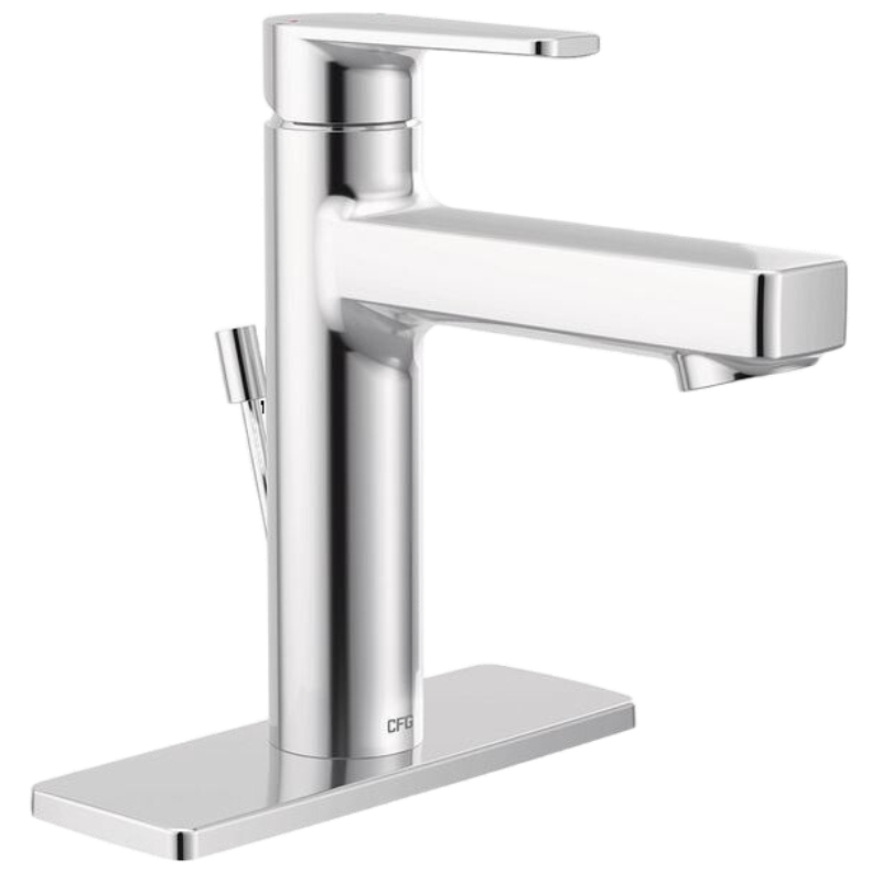 CFG  Slate Single Handle Bathroom Faucet - Chrome - With Pop-Up