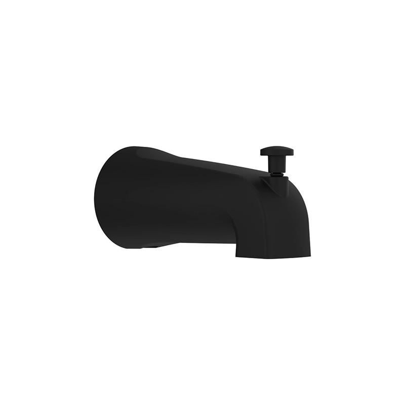 Pfister Slip-On Tub Spout with Diverter - Matte Black