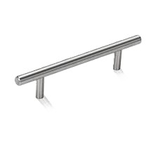 3-3/4" Solid Bar Cabinet Pull - Satin Nickel