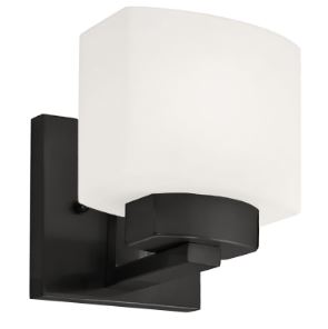 Dove Creek Wall Sconce - 1 Light - Matte Black