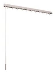35" White Vertical Blind Head Rail
