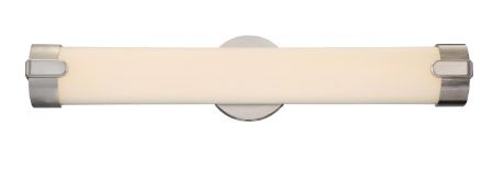 24" Loop End 26W LED Double Vanity Fixture - Satin Nickel